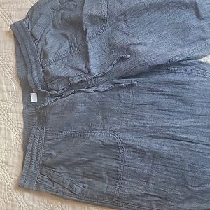 Gap size XL rib chambray jogger, indigo.